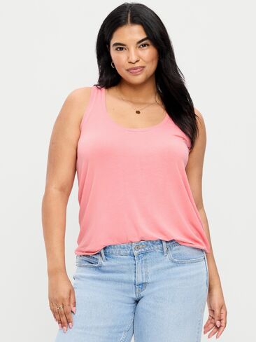 Old Navy Luxe Scoop-Neck Tank Top - Gladiola in Saudi Arabia