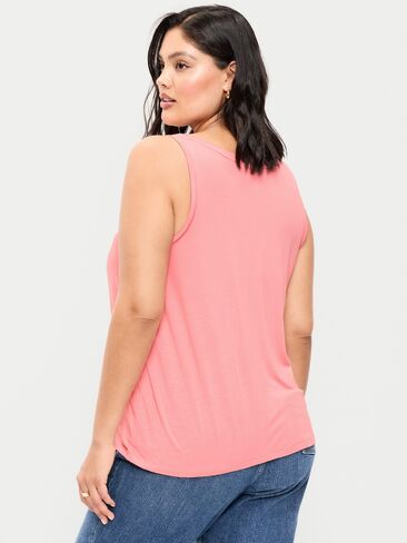 Old Navy Luxe Scoop-Neck Tank Top - Gladiola in Saudi Arabia