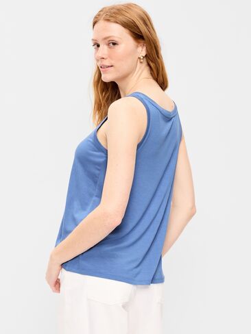 Old Navy Luxe Scoop-Neck Tank Top - Hyacinth in Saudi Arabia