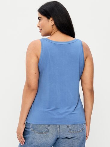 Old Navy Luxe Scoop-Neck Tank Top - Hyacinth in Saudi Arabia