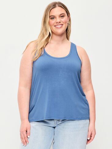 Old Navy Luxe Scoop-Neck Tank Top - Hyacinth in Saudi Arabia