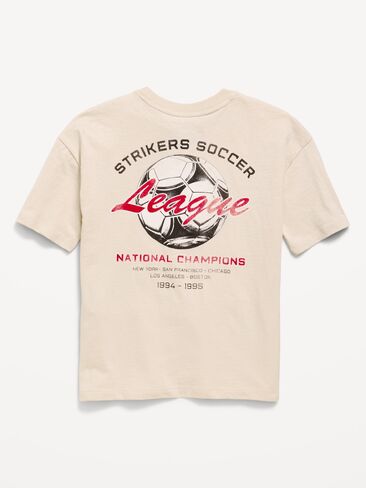 تي شيرت برسومات كبيرة الحجم للأولاد من Old Navy - Wish Bone in Saudi Arabia