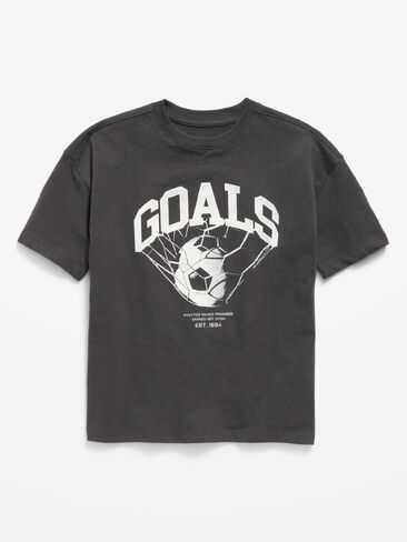 Old Navy Oversized Graphic T-Shirt for Boys - Panther in Saudi Arabia