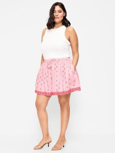 Old Navy High-Waisted Drapey Skirt Short - Just Peachy in Saudi Arabia