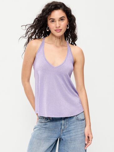 Old Navy Strappy-Back Swing Tank Top - Lilac Shadow in Saudi Arabia
