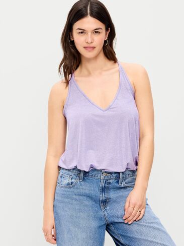 Old Navy Strappy-Back Swing Tank Top - Lilac Shadow in Saudi Arabia