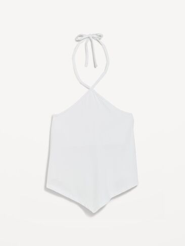 Old Navy Handkerchief Halter Top - White Lilies in Saudi Arabia