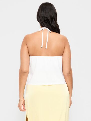 Old Navy Handkerchief Halter Top - White Lilies in Saudi Arabia