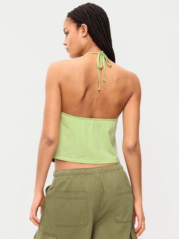 Old Navy Handkerchief Halter Top - Coriander in Saudi Arabia