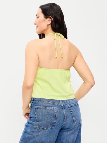 Old Navy Handkerchief Halter Top - Coriander in Saudi Arabia