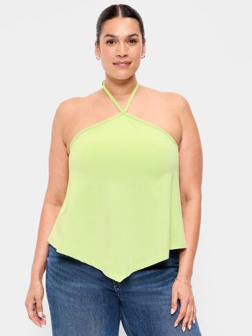 Old Navy Handkerchief Halter Top - Coriander in Saudi Arabia