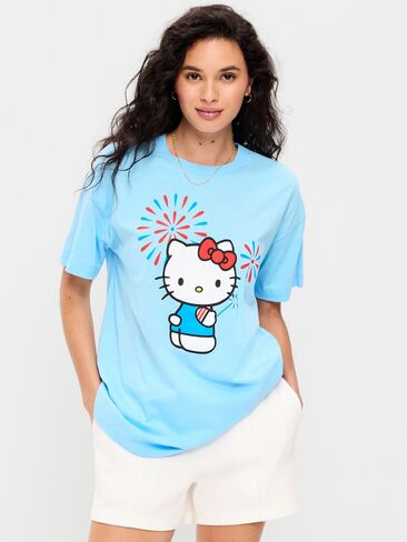 Old Navy Hello Kitty® Oversized Graphic Tunic T-Shirt - Altitude in Saudi Arabia