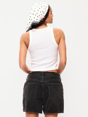 Old Navy Snug Crop Tank Top - Calla Lilies in Kuwait