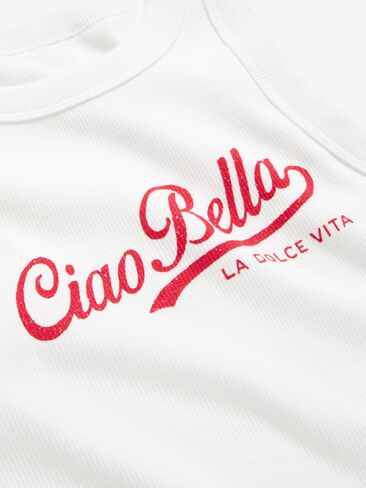 Old Navy Snug Crop Tank Top - Calla Lilies in Kuwait