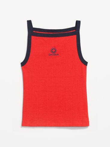 Old Navy Snug Apron-Neck Tank Top - MOONFISH ORANGE in Saudi Arabia