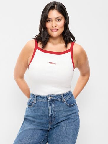 Old Navy Snug Apron-Neck Tank Top - Calla Lilies in Saudi Arabia