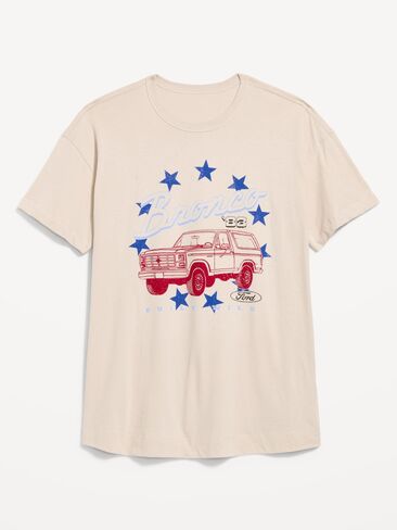 Old Navy Ford Bronco™ Oversized Tunic T-Shirt - Sea Salt in Kuwait