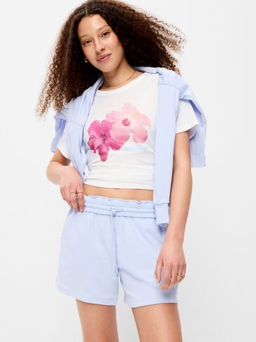 تي شيرت Old Navy EveryWear برقبة دائرية - Calla Lilies in Kuwait