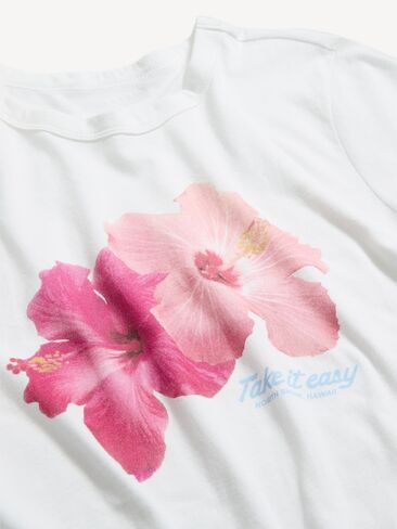 تي شيرت Old Navy EveryWear برقبة دائرية - Calla Lilies in Kuwait