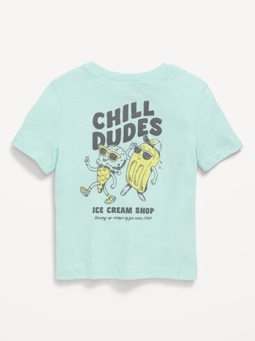 تي شيرت برسومات بأكمام قصيرة من Old Navy للأولاد الصغار - آيس كريم in Kuwait
