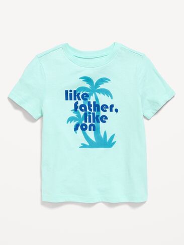 Old Navy Short-Sleeve Graphic T-Shirt for Toddler Boys - Like Father, Like Son in Kuwait