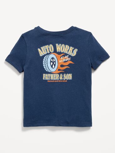 Old Navy Short-Sleeve Graphic T-Shirt for Toddler Boys - Dads Auto Shop in Kuwait