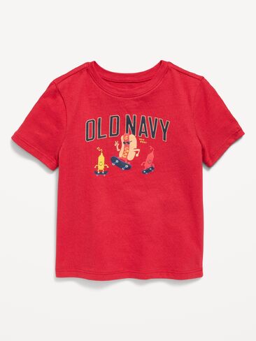 Old Navy Short-Sleeve Graphic T-Shirt for Toddler Boys - Red in Saudi Arabia