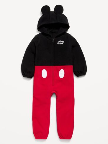 Old Navy Disney © قطعة واحدة من الصوف الدقيق ميكي ماوس بغطاء للرأس للأولاد الصغار - ميكي ماوس in Saudi Arabia