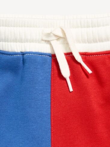 شورت Old Navy Fleece ذو ألوان متباينة للأولاد الصغار - ألوان متعددة أحمر/أزرق/أبيض in Saudi Arabia