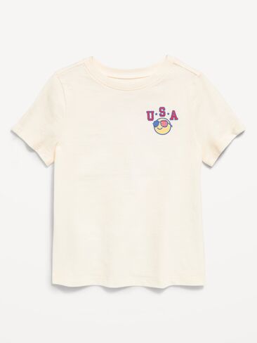 Old Navy Short-Sleeve Graphic T-Shirt for Toddler Boys - Creme De La Creme in Saudi Arabia