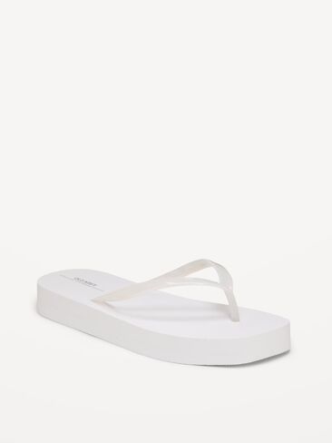 صندل فليب فلوب ذو نعل سميك من Old Navy للبنات (معتمد على النباتات جزئيًا) - Creme De La Creme in Kuwait