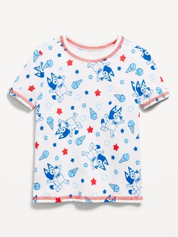 Old Navy Bluey™ Unisex Graphic T-Shirt for Toddler - Red, White and Bluey in Saudi Arabia