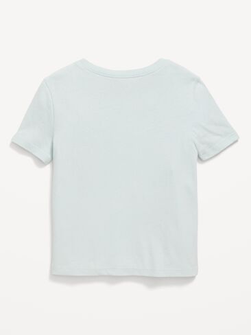 تي شيرت برسومات عيد الميلاد بأكمام قصيرة من Old Navy للفتيات الصغيرات - Angel Falls in Kuwait