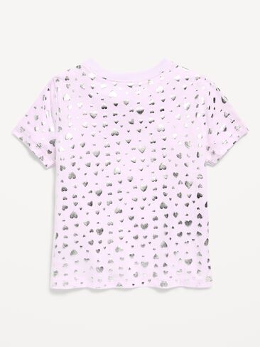 Old Navy Short-Sleeve Birthday Graphic T-Shirt for Toddler Girls - Orchid Petal in Kuwait