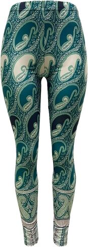 Sister Amy Girl 3D Printed Geometric Figures Ankle Elastic Tights Legging in Saudi Arabia