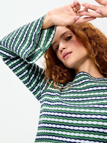 غطاء مضلع مضلع من Old Navy Pointelle - شريط كحلي in Kuwait