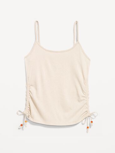 Old Navy Shirred Side Cami Tank Top - Wish Bone in Saudi Arabia
