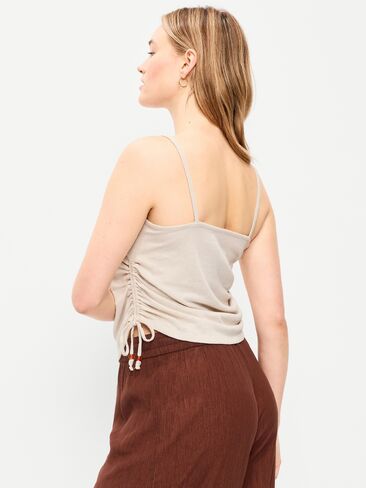 Old Navy Shirred Side Cami Tank Top - Wish Bone in Saudi Arabia