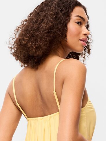 Old Navy Ruffle-Trim Asymmetrical Mini Dress - Mystic Yellow in Saudi Arabia