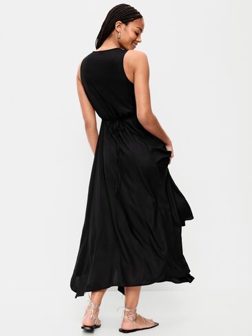 Old Navy Handkerchief Hem Midi Dress - Black Jack in Saudi Arabia