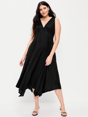 Old Navy Handkerchief Hem Midi Dress - Black Jack in Saudi Arabia