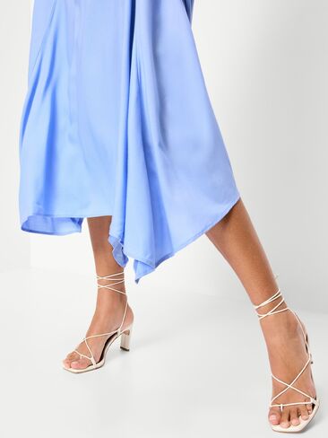 Old Navy Handkerchief Hem Midi Dress - Flax Flower in Saudi Arabia
