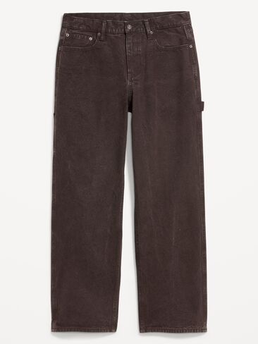 Old Navy 90s Baggy Carpenter Jeans - Dark Brown in Kuwait