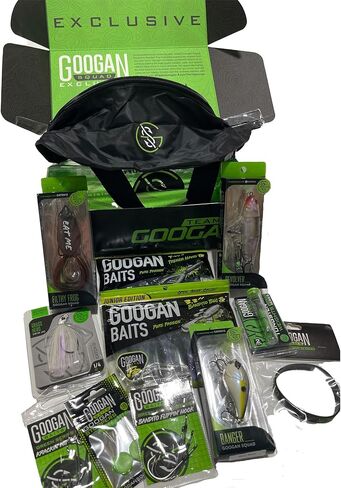 Googan Squad Mondo Kit Gold Series | Bass Fishing Kit | Freshwater Largemouth and Smallmouth Bass Lures | Fishing Box in Saudi Arabia