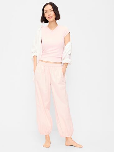 Old Navy Lightweight Pull-On Parachute Pants - Pastel Pink in Saudi Arabia