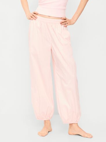 Old Navy Lightweight Pull-On Parachute Pants - Pastel Pink in Saudi Arabia