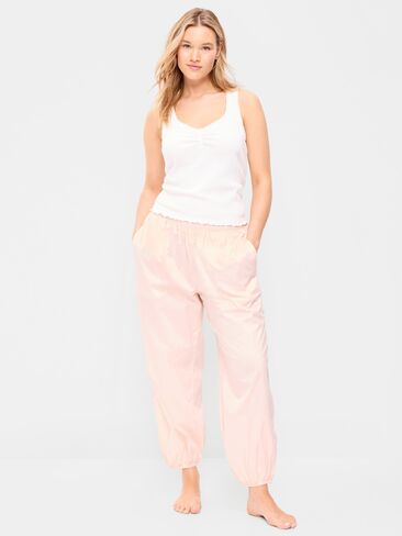 Old Navy Lightweight Pull-On Parachute Pants - Pastel Pink in Saudi Arabia
