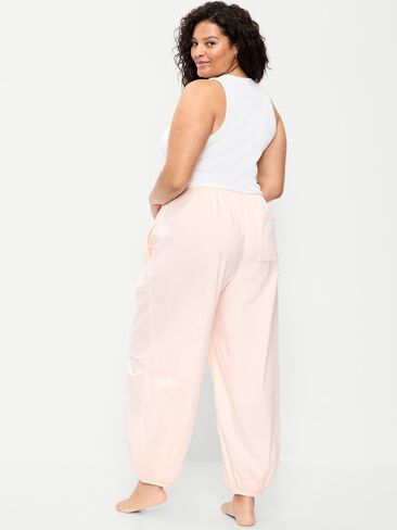 Old Navy Lightweight Pull-On Parachute Pants - Pastel Pink in Saudi Arabia