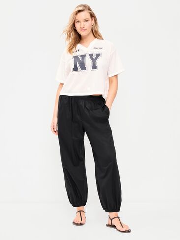 Old Navy Lightweight Pull-On Parachute Pants - Black Jack in Saudi Arabia