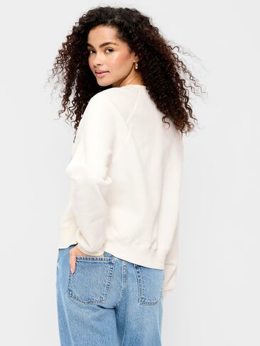 Old Navy Old Navy Graphic Sweatshirt - Bright White in Saudi Arabia